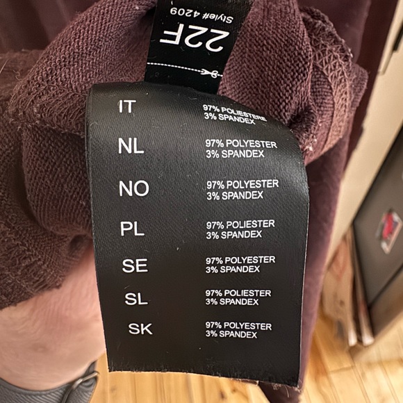 KÜHL Women’s Cowl Neck Tunic Pullover Burgundy Size S - Picture 6 of 6